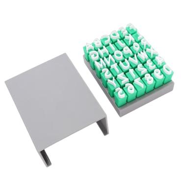Imagem de YWBL-WH Conjunto de Carimbos de Argila, Letras Maiúsculas de 1/2 Unidades e Selos de Números Com Material ABS, para Cerâmica de Argila, Decorações de Placas de Canecas Personalizadas