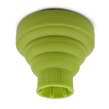 Imagem de Yinhing Acessório para Difusor de Secador de Cabelo Material de Silicone Difusor de Soprador Portátil Leve e Dobrável Ideal para Uso Doméstico e Em Salão de Beleza Design Elegante Em Vermelho Rosa para Secagem Aprimorada (Verde)