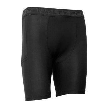 Imagem de Bermuda Térmica Penalty SKIN 183 Preta - Performance e Conforto, G