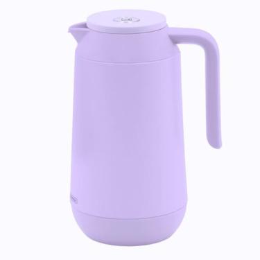 Imagem de Bule Térmico Exata Revestido em Aço Ampola de Vidro 1 Litro Bebidas Qu