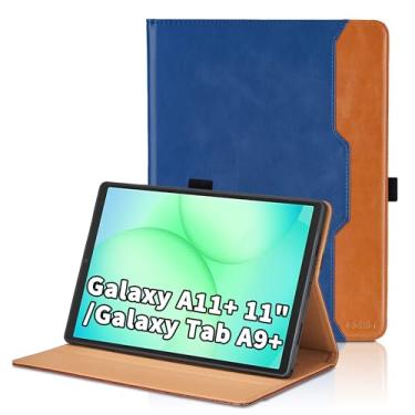 Imagem de Oduio Capa para Samsung Galaxy Tab A11 Plus 2025/ A9 Plus 2023 de 11 polegadas (SM-X236B/SM-X210/X215/X216) - Capa fólio de couro PU com suporte e bolso de mão, capa para tablet inteligente despertar