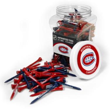 Imagem de Team Golf Camisetas de golfe NHL Montreal Canadiens 7 cm, pacote com 175, tamanho regular, cores de várias equipes
