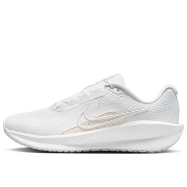 Imagem de Nike Tênis de corrida feminino Downshifter 13 Road, Branco/Branco/Platinum Tint, 35