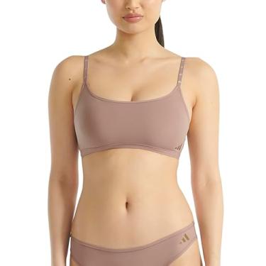 Imagem de Adidas Sutiã feminino Active Micro Body Fit Scoop, Wonder Oxide, G