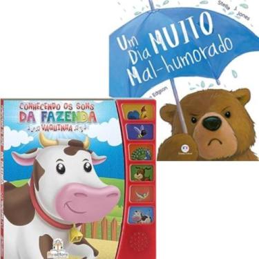 Imagem de Kit: Conhecendo os sons da fazenda: A vaquinha + Um dia muito mal-humo