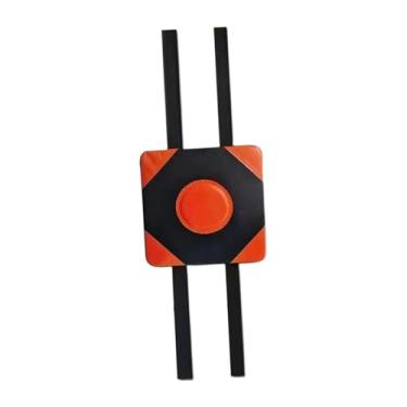 Imagem de Dynwave Almofada de boxe de parede com altura ajustável, profissional, compacta, equipamento de boxe, reutilizável e prática para exercícios, Laranja