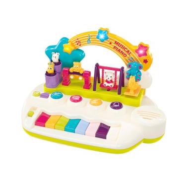 Imagem de Life Piano Musical Teclado Criança 8627C Brinquedo Educativo Com Sons E Luzes Para Desenvolvimento De Habilidades Motoras E Criatividade Para Crianças E Meninos Meninas