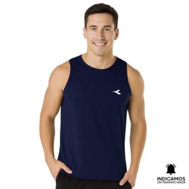 Imagem de Regata Térmica Diadora Small Logo Masculina - Marinho P-Masculino