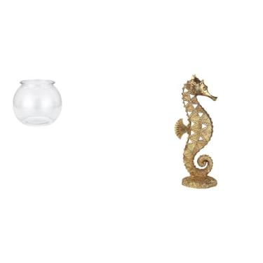 Imagem de Whtkoph Ornamento Transparente para Aquário Pequeno, Vaso para Aquário, Escultura de Mesa, Figura Decorativa em Resina, Estátua Colorida para Decoração.