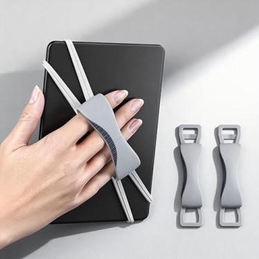 Imagem de Pacote com 2 alças de mão confortáveis para Kindle e Tablets, acessórios Kindle para leitura na cama, suporte seguro e leve para tablet de 4,7 a 8 polegadas / Paperwhite/Kobo/Oasis/E-Book/telefone