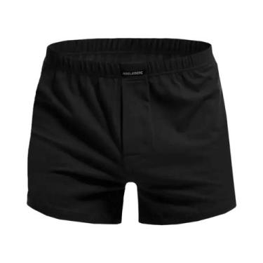 Imagem de Cueca boxer masculina solta de algodão de verão, shorts confortáveis, 