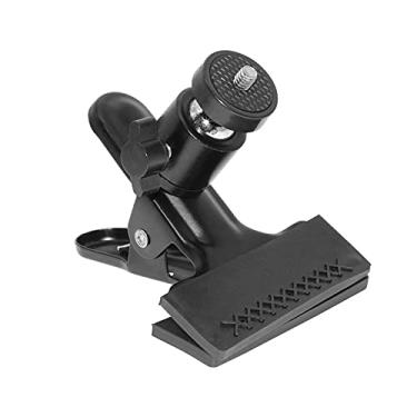 Imagem de Suporte com Clamp de Mola para Tripé Parafuso Universal 1 4 Fixação Câmera DSLR Mirrorless Ação Flash Luz Anel