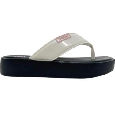 Imagem de Tamanco Feminino Casual Básico Dia a Dia Passeio Praia Flatform Conforto Zaxy 19121-Feminino