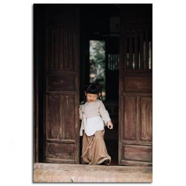 Imagem de 093 Arte de parede infantil impressão em tela infantil pôster para casa conjunto de 1 decorações não ramificadas 30,5 x 20,3 cm