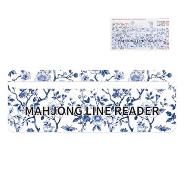 Imagem de Faccito 4 peças de guia de cartas Mahjong e localizador de linhas para ferramenta de estratégia para iniciantes, para viagens, festas, competições, noites de jogos (cor de tinta, clássico)