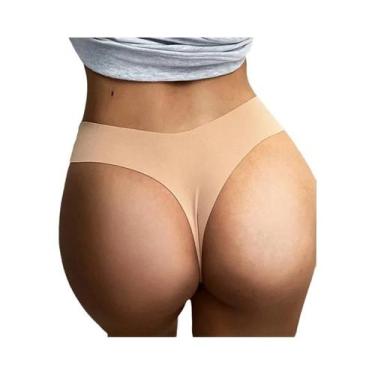 Imagem de Calcinha Sem Costura plus Size Para Mulheres, G String De Seda Gelada,