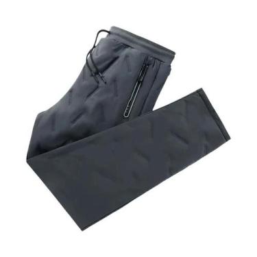 Imagem de Calças De Moletom Masculinas De Inverno Quentes E À Prova De Vento Em 