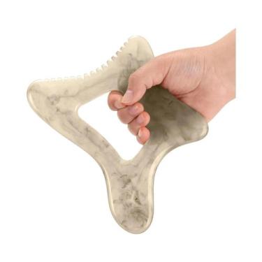 Imagem de Ferramenta De Massagem Gua Sha Grande Em Resina Para Celulite, Drenage