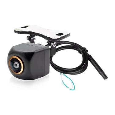 Imagem de Câmera de estacionamento de 4 pinos para RCA HD 1920x1080P com lente olho de peixe dourada de 170 graus, visão noturna, câmera de ré para veículos, câmera de estacionamento AHD (câmera AHD720P)