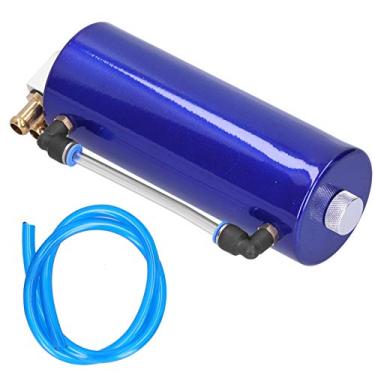 Imagem de KIMISS Reservatório Universal para Tanque de Captura de óleo, Kit Com Tubo de óleo, Suporte, Braçadeiras e Conector para Melhoria do Desempenho do Motor (Azul)