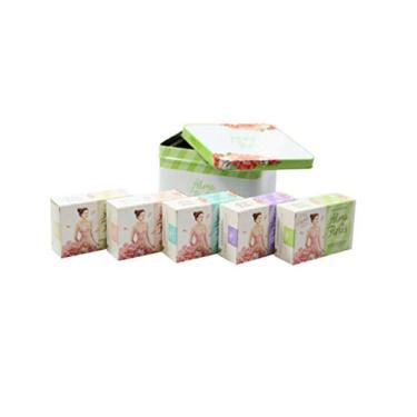 Imagem de Lata Alma de Flores Com 5 Sabonetes de 130g cada., Alma de Flores