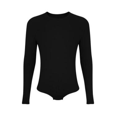 Imagem de Body Shaper Masculino De Manga Longa, Roupa Íntima De Controle Total D