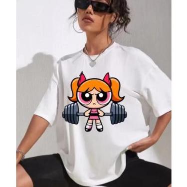 Imagem de Blusa De Treino Feminina Poderosa Para Academia E Fitness, Camiseta De
