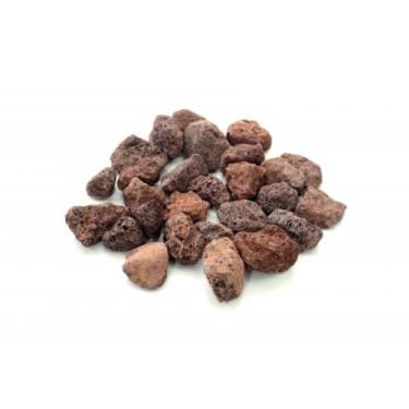 Imagem de Pedra Vulcânica Marrom Para Lareira a Gás e Álcool 2 kg - Requinte Pis