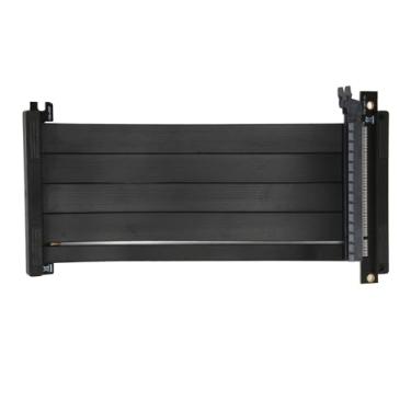 Imagem de AMONIDA Cabo de Extensão de Placa Gráfica Blindado Compatibilidade Estável Ultra Flexível Dobrável para Jogos Cabo Riser PCIE 4.0 X16 para Material RTX3090 RTX3080ti Z690