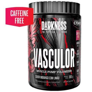 Imagem de Vasculor (300g) - Sabor: Morango com Limão (sem cafeína) - Darkness