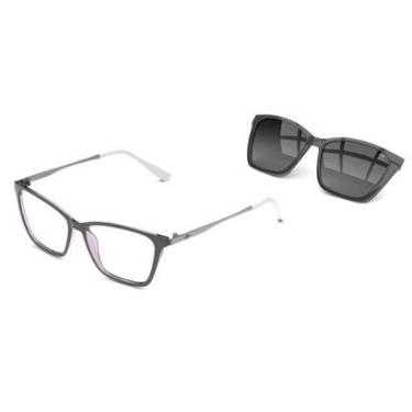 Imagem de Armação Óculos Mormaii Swap 3 M6081dj557  Parede Fosco Clip On Polarizado-Unissex