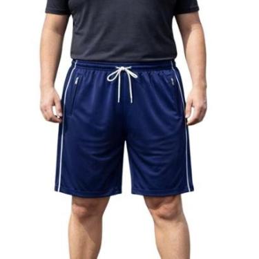 Imagem de Bermuda masc. chimpa bolsos com ziper e 2 vivos lateral plus-Masculino