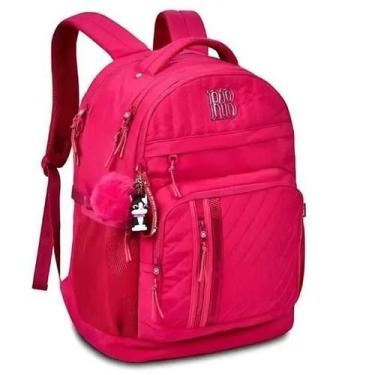 Imagem de Mochila rebecca bonbon metalasse de costas 17 clio, Rosa