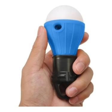 Imagem de Lâmpada LED de Camping Portátil à Prova D'água com Gancho | Lanterna Suspensa para Barraca Pesca e Emergência 3 Modos de Luz | Lâmpada de Pendurar Multifuncional a Pilha para Trilhas e Acampamento