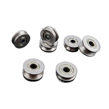 Imagem de Rolamentos de esferas de roda com sulco V U 5 peças para máquina de bordar rolamento de polia (V624ZZ 4x13x6mm)