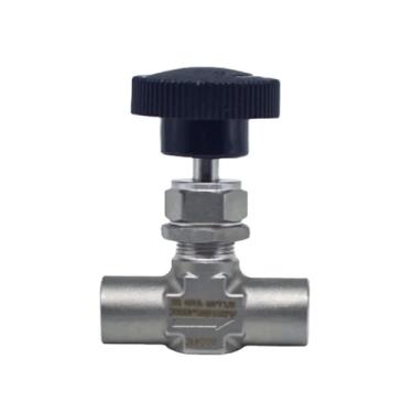 Imagem de 1/20.3 cm 1/10.2 cm NPT válvula agulha fêmea anteparo 304 painel de controle de fluxo de aço inoxidável instalação (1/10.2 cm, NPT)