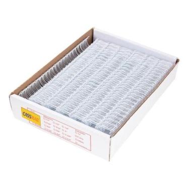 Imagem de Wire-o para Encadernação 3x1 A4 Branco 3/8 para 60fls 50un - Cassmar 