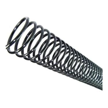 Imagem de Espiral para Encadernação Preto 17 mm para 100 folhas 25un - Cassmar