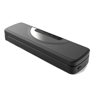 Imagem de Máquina de selagem a vácuo máquina de embalagem a vácuo doméstica pequena cozinha embalagem automática máquina de selagem fresca (cor: preto, tamanho: 37,5 x 11 x 6 cm)