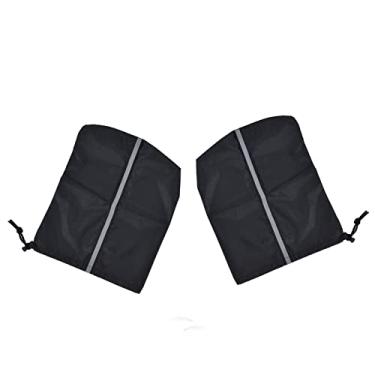 Imagem de Generic Capa para Espelho de Carro, à Prova D'água, Neve, Gelo, Retrovisor, para Suv, Minivan, Caminhão, Durável, Preto, 13x10.6 Polegadas, Tamanho Universal