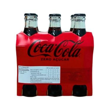 Imagem de Refrigerante Coca-Cola Sem Açucar 250ml - 6 unidades