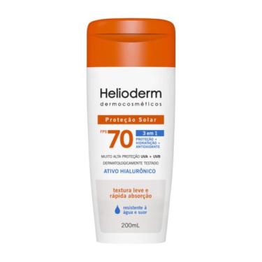Imagem de Protetor Solar Fps 70 3 Em 1 200ml - Helioderm