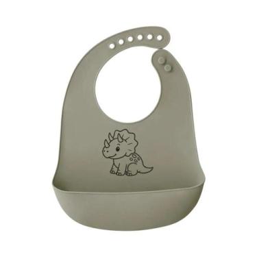 Imagem de Babadores De Silicone Ajustáveis E Impermeáveis Para Bebês, Macios E C