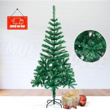Imagem de Árvore De Natal Luxo 1,50m Altura Base Pvc 380 Galhos - Wincy Natal