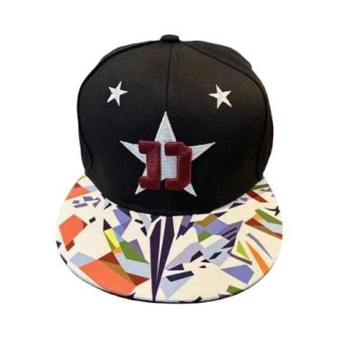 Imagem de Boné De Beisebol Masculino Ajustável Com Aba Reta, Estilo Hip-hop, Bor