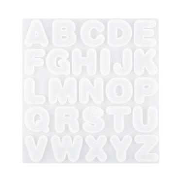 Imagem de Molde De Silicone Alfabeto 0-9 Para Resina Epóxi, Chaveiro, Brinco, Pi