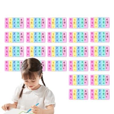 Imagem de Borrachas infantis, artigos de papelaria educativos de borracha | Borrachas matemáticas de adição, subtração, multiplicação, divisão para estudantes, para sala de aula, recompensas e aprendizado de