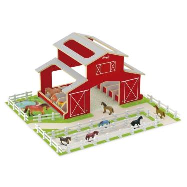 Imagem de Brinquedo Fazendinha Estábulo Em Madeira - Junges 552