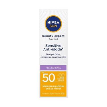 Imagem de Protetor Solar Beauty Expert Sensitive Fps50 Nivea 50G
