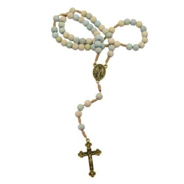 Imagem de Terço Nossa Senhora das Graças Medalha Milagrosa conta 8mm AR2866 - Ar